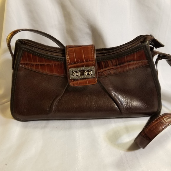 Brighton Handbags - Brighton Leather Handbag Purse Brown